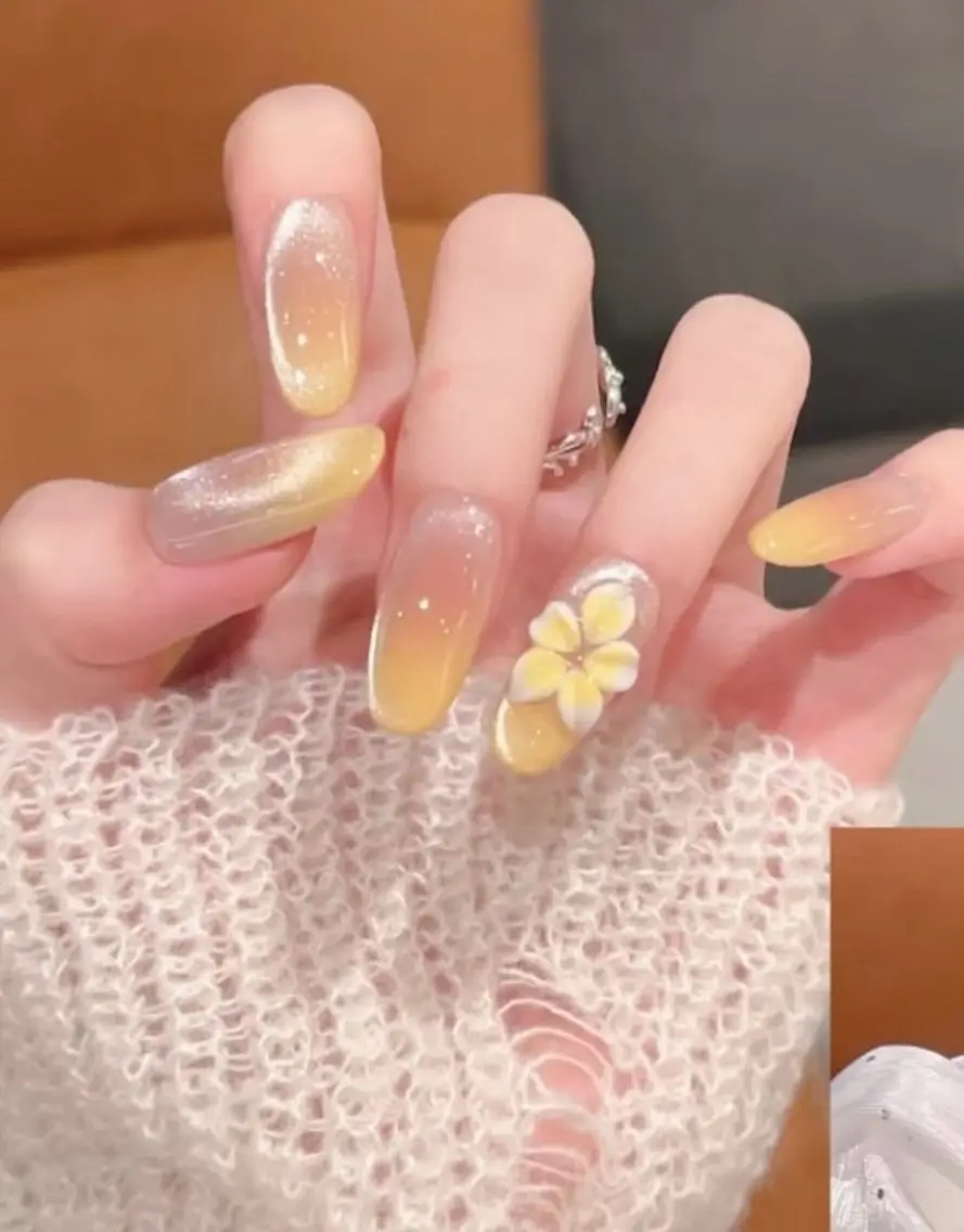 ネイル ハンドネイル H3 Nail Tsuki🦋💙のネイルデザイン