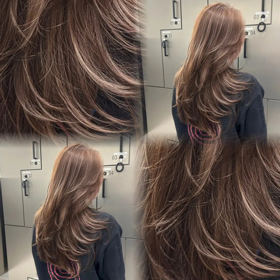 ロング ハイライト レイヤーカット カット ヘアカラー 大人レイヤー/艶美髪 🇺🇸TOMONAのヘアスタイル