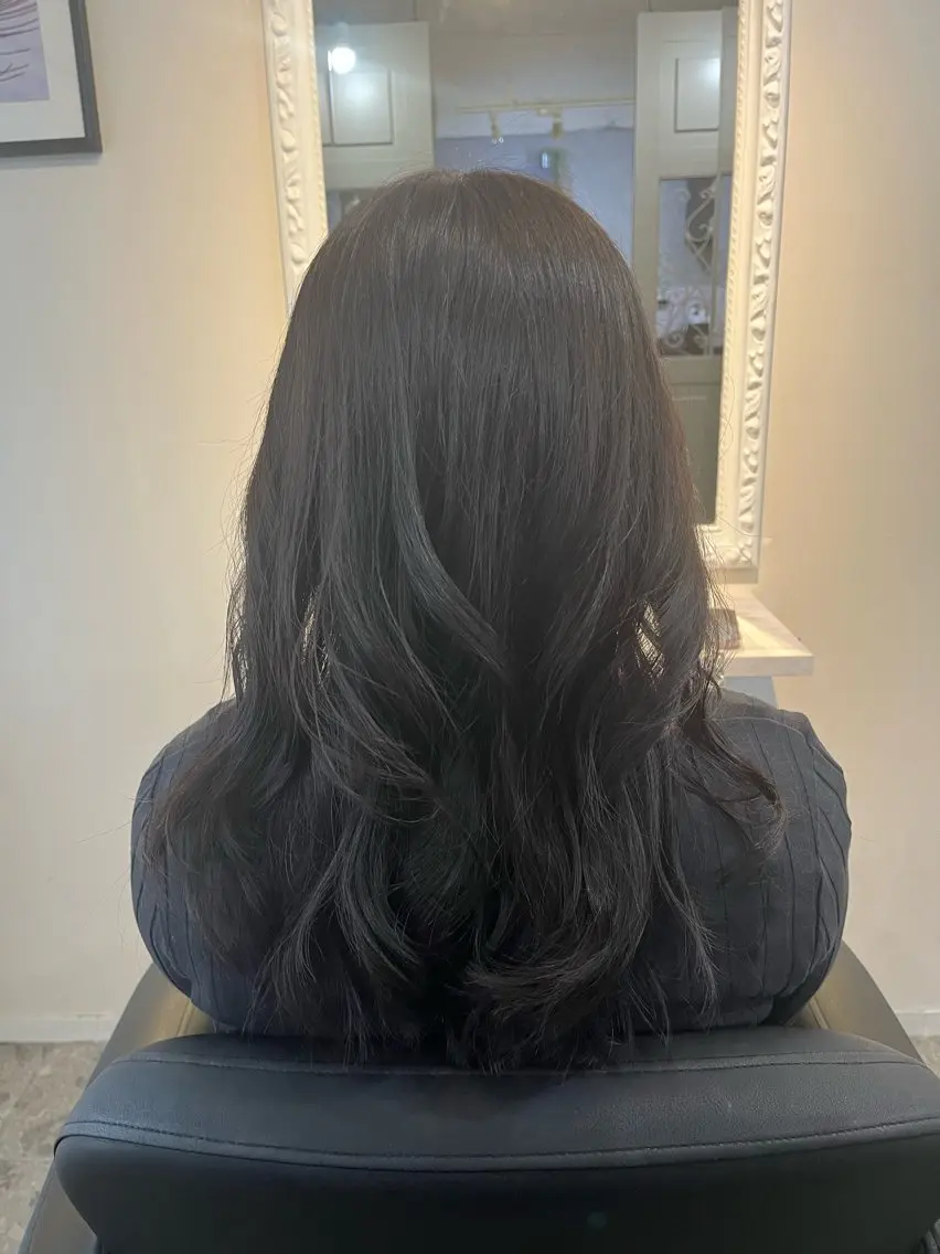 セミロング カラー cecil hair /tomoのヘアスタイル