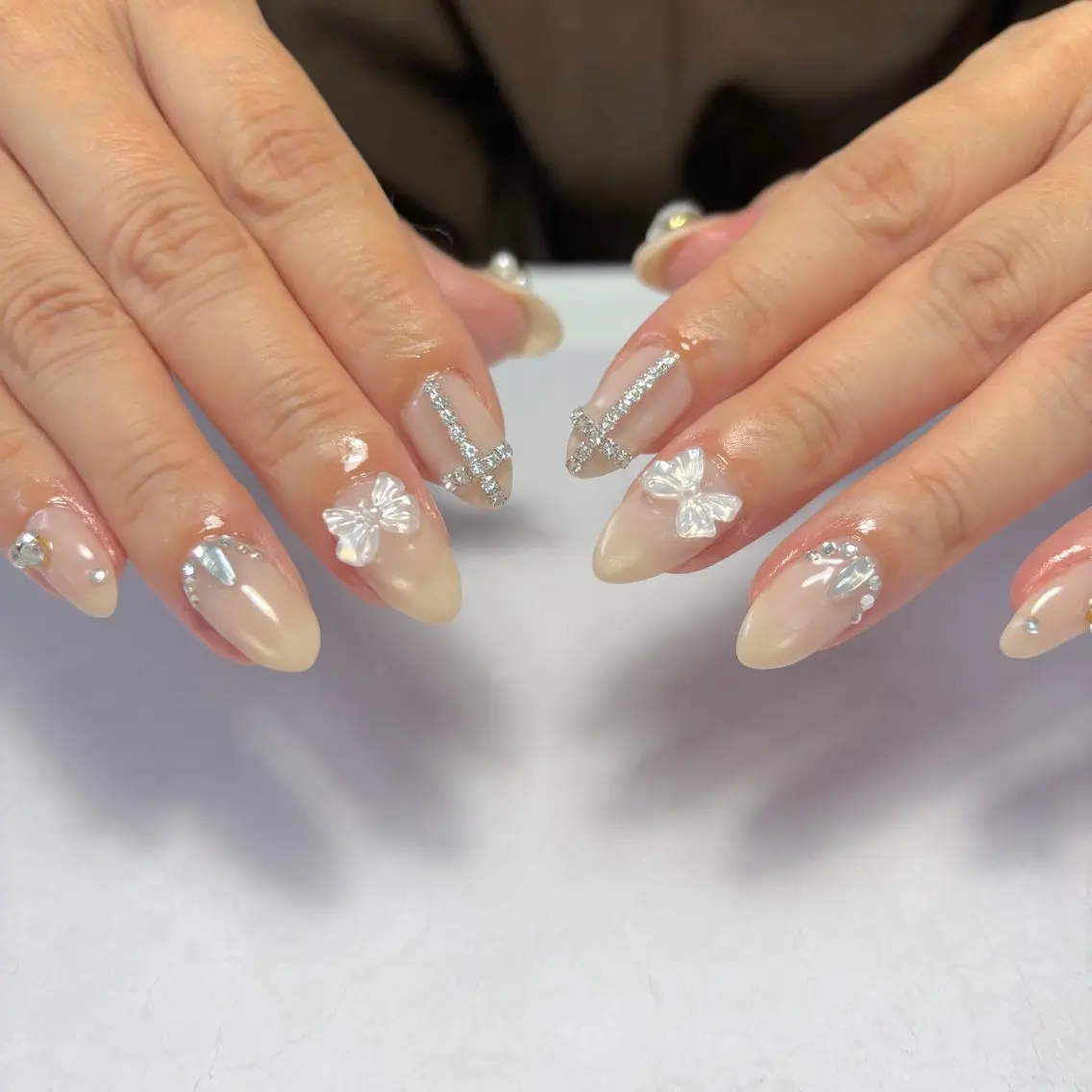 ネイル ガーリー 韓国ネイル 持ち込み ハンドネイル Nail Salon noiのネイルデザイン