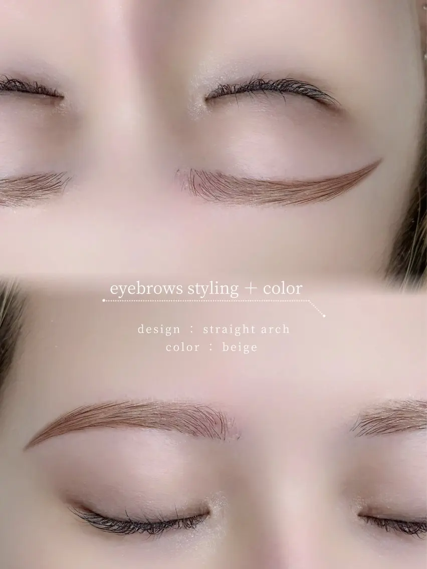 \ミニモ限定価格✨️/眉 カラー + 眉wax(間引き込)の写真