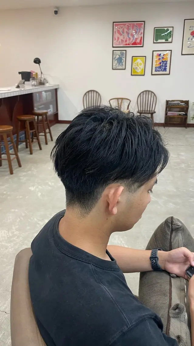 メンズ カット 鈴木 月波のヘアスタイル