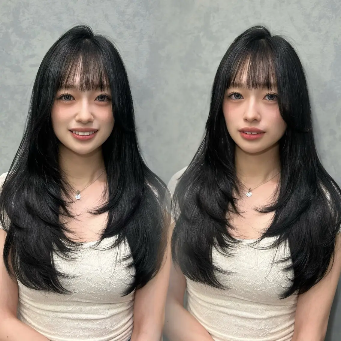 ロング カラー レイヤーカット 【elyts】 COCOROのヘアスタイル