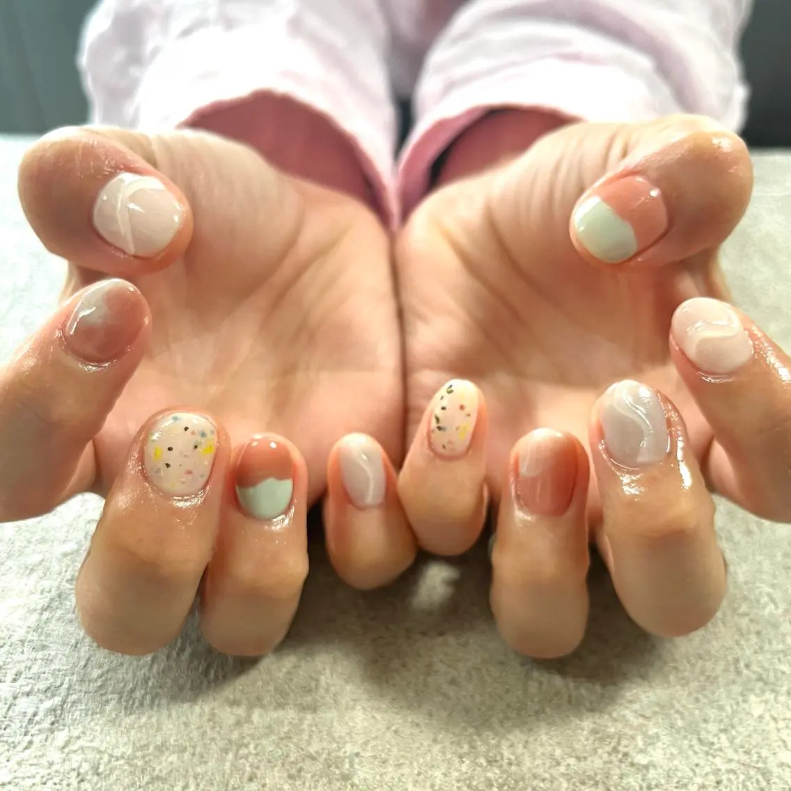 ネイル 春ネイル Koa nails.のネイルデザイン