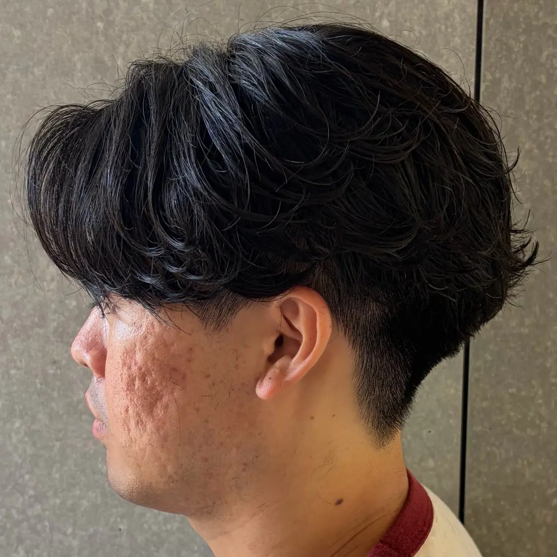 パーマ メンズ 【束感セット】 あおいのヘアスタイル
