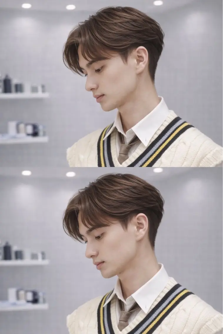 メンズ カット 縮毛矯正 メンズ縮毛矯正指名 No.1KAI🥰のヘアスタイル