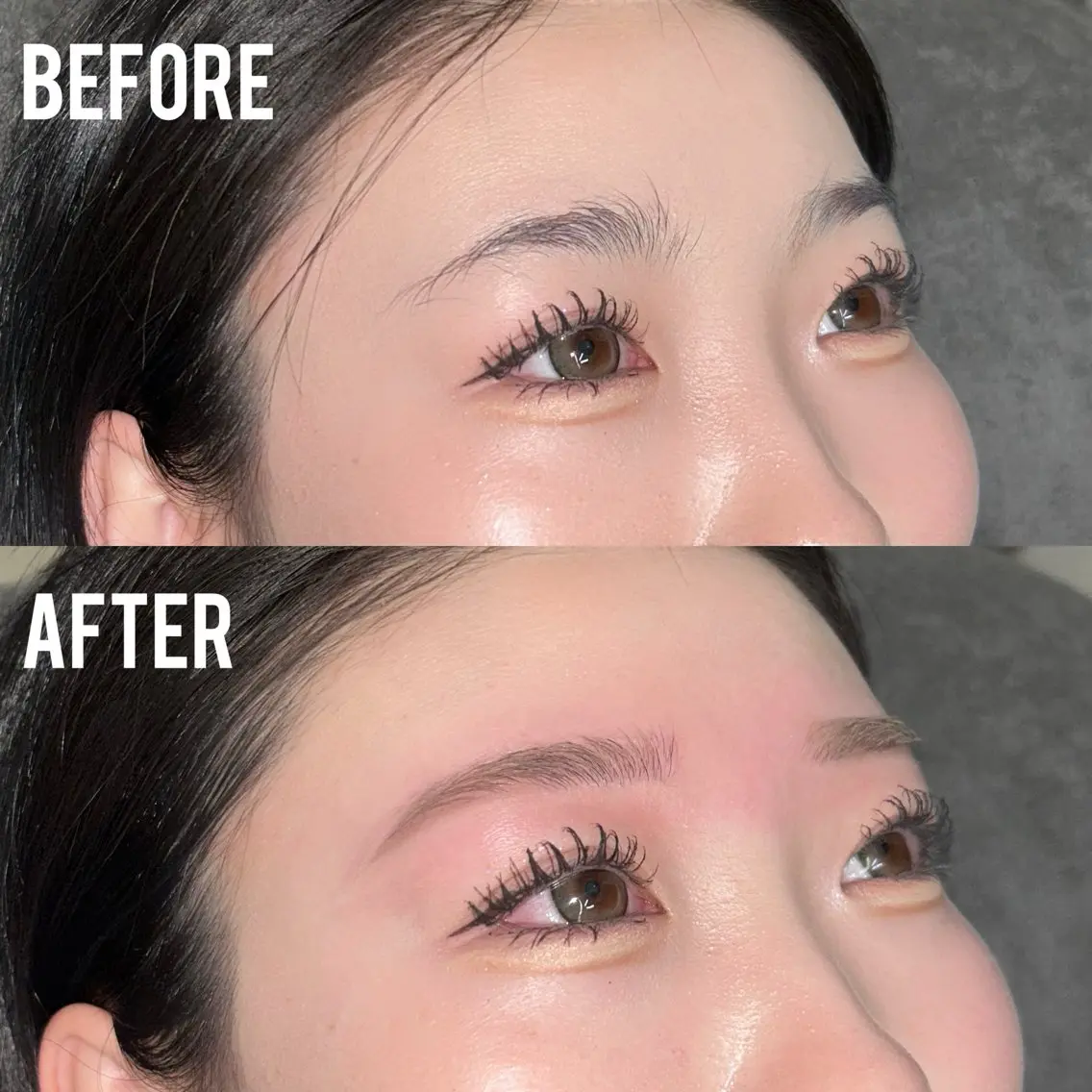 【女性限定】眉毛WAX+HBL（毛流れ矯正)の写真