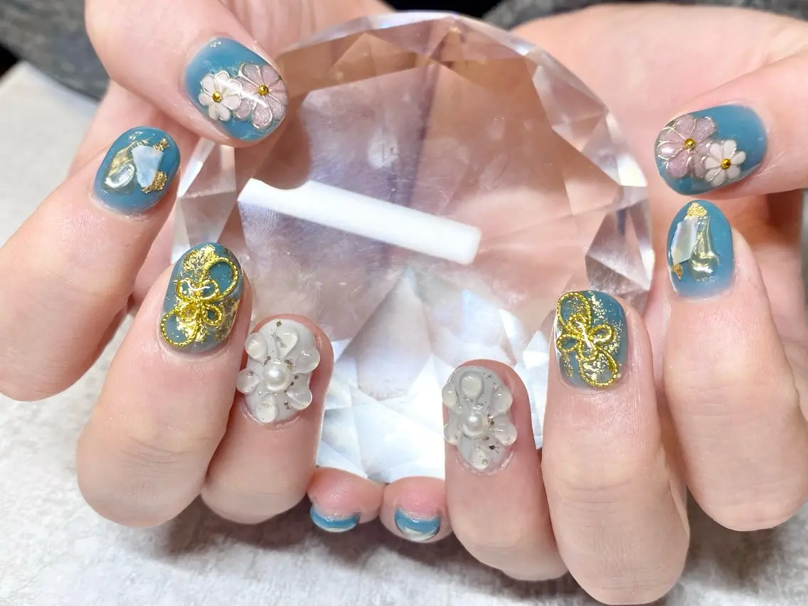 ネイル 春ネイル ハンドネイル C's nailのネイルデザイン
