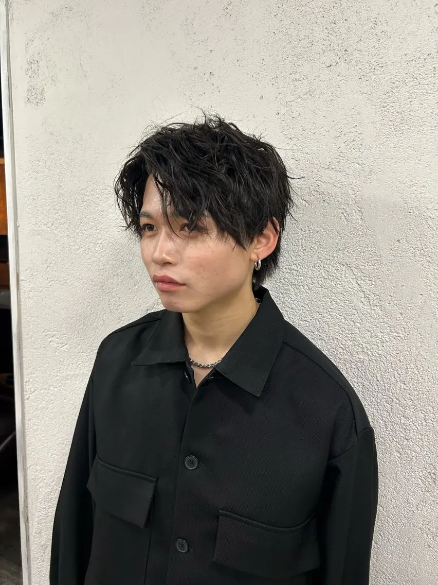 パーマ メンズ カット パーマ トリートメント MIHIRO🍀 レイヤー／ヘアメイクのヘアスタイル