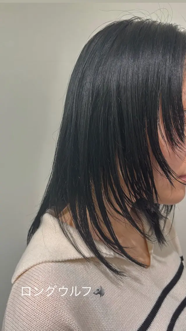セミロング 顔周りカット ウルフカット 大泉 智のその他イメージ