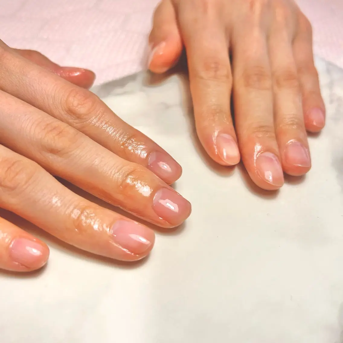 ネイル シンプルネイル 美爪・自爪育成サロン 美elu(ビエル)のネイルデザイン