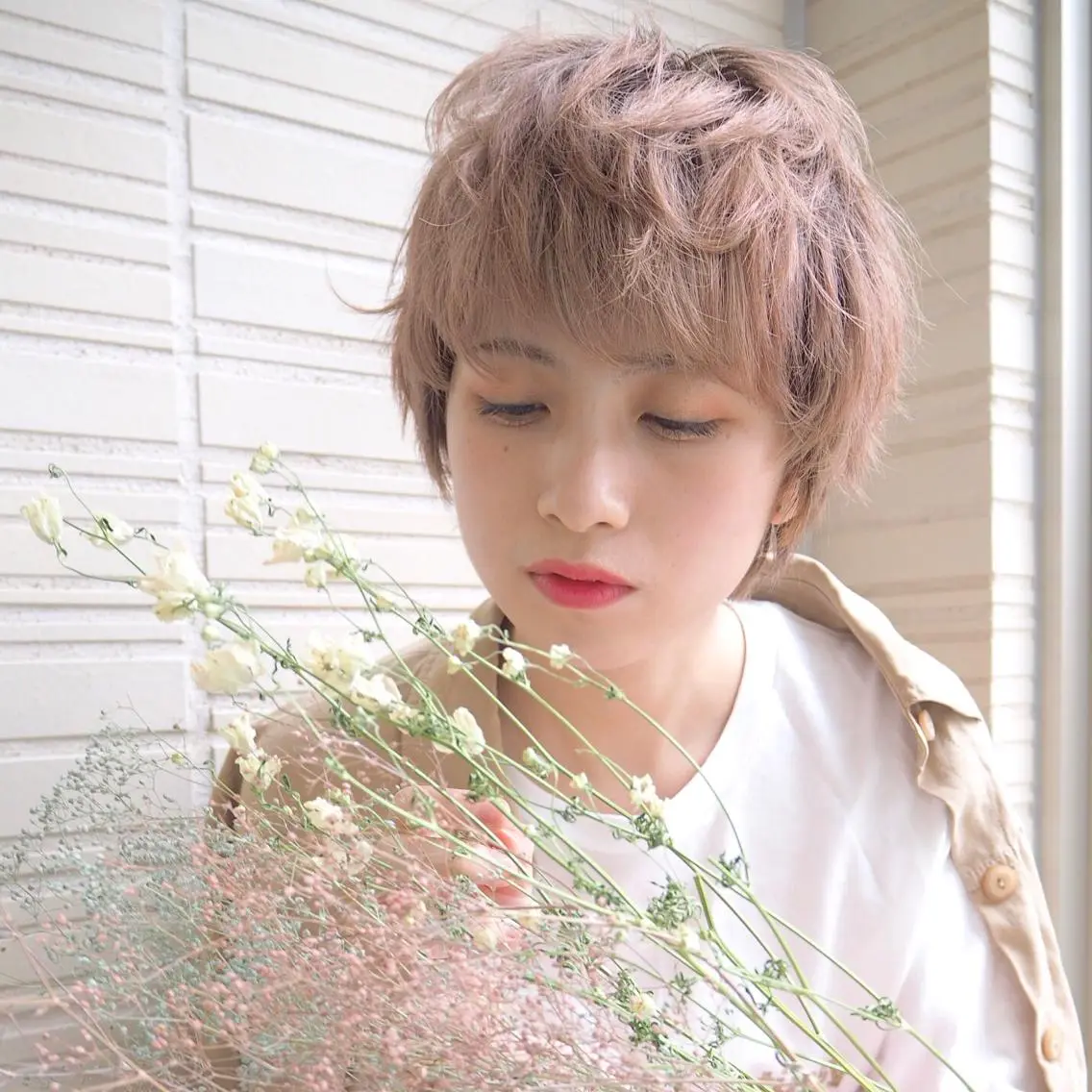 ショート カラー レイズ 立川のヘアスタイル