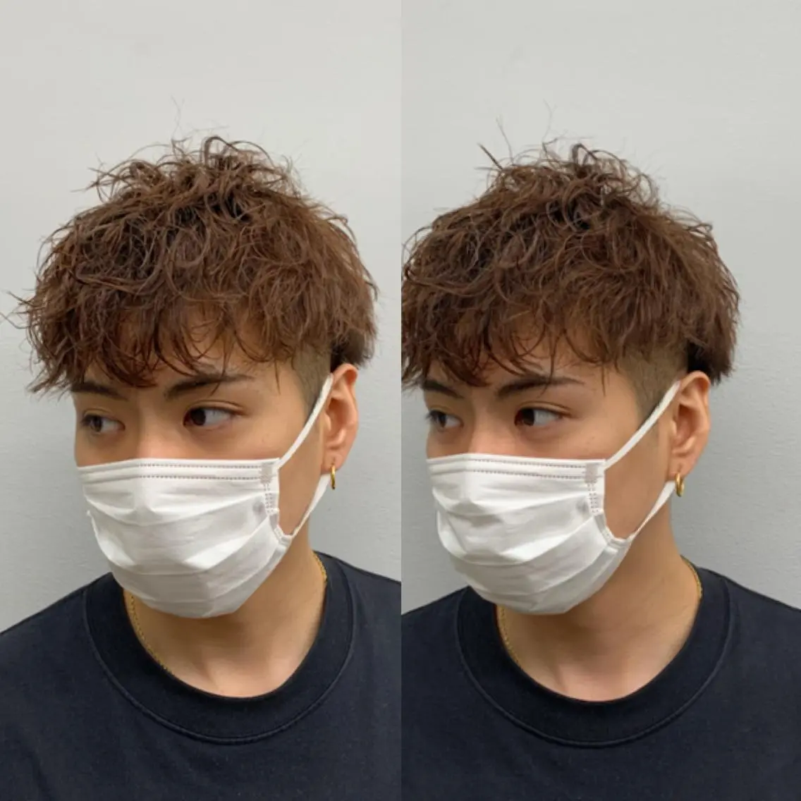 メンズ マッシュウルフ マッシュ メンズパーマ メンズツイストパーマ メンズウルフカット メンズ特化美容師/ 新井　洸太のヘアスタイル