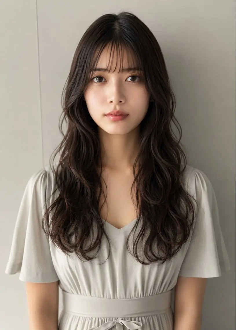 ミディアムorロングパーマ+スムースケアトリートメントの写真
