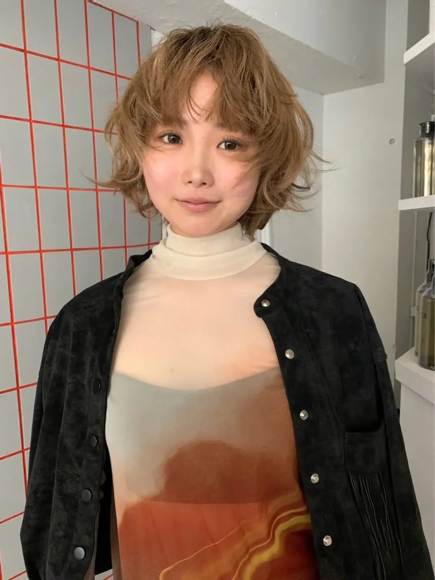 ミディアム 山田 京介のヘアスタイル