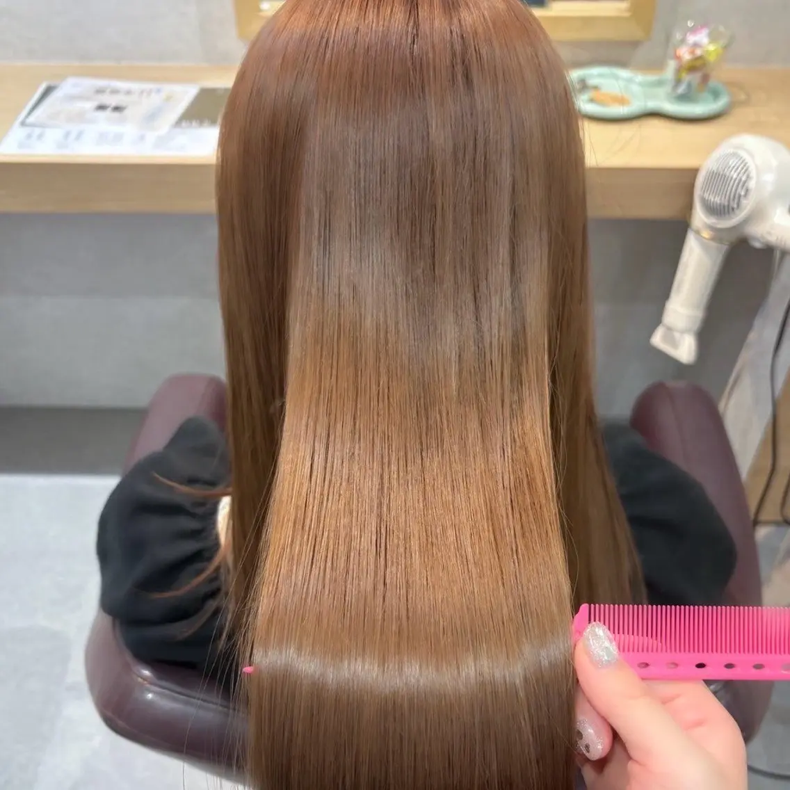 ロング カラー カット ヘアカラー トリートメント ブラウンカラー 🫧tomoka🫧のヘアスタイル