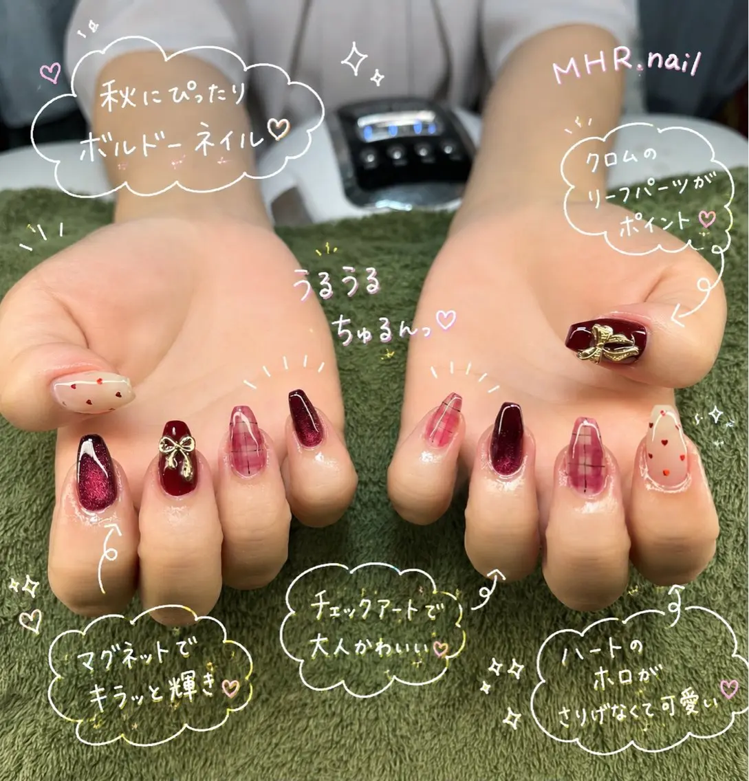 ネイル ハンドネイル フットネイル MHR nailのネイルデザイン
