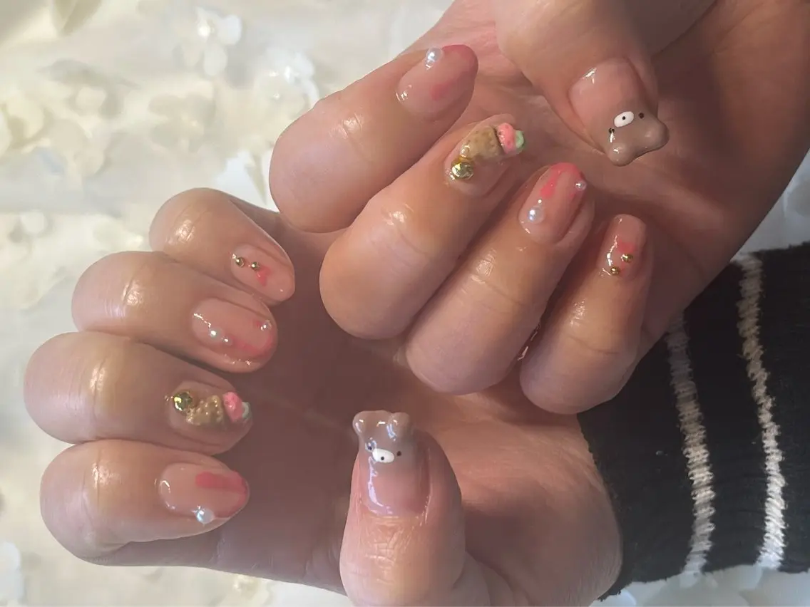 ネイル 春ネイル ハンドネイル GARDEN GELのネイルデザイン