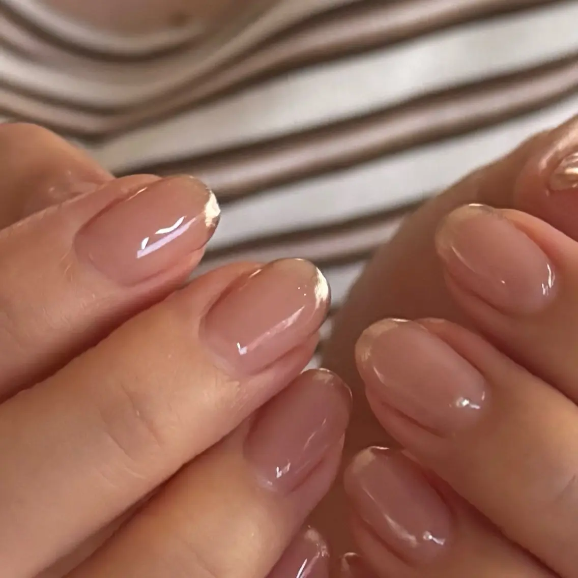 ネイル ミラーネイル シンプルネイル GELo nail rinaのネイルデザイン