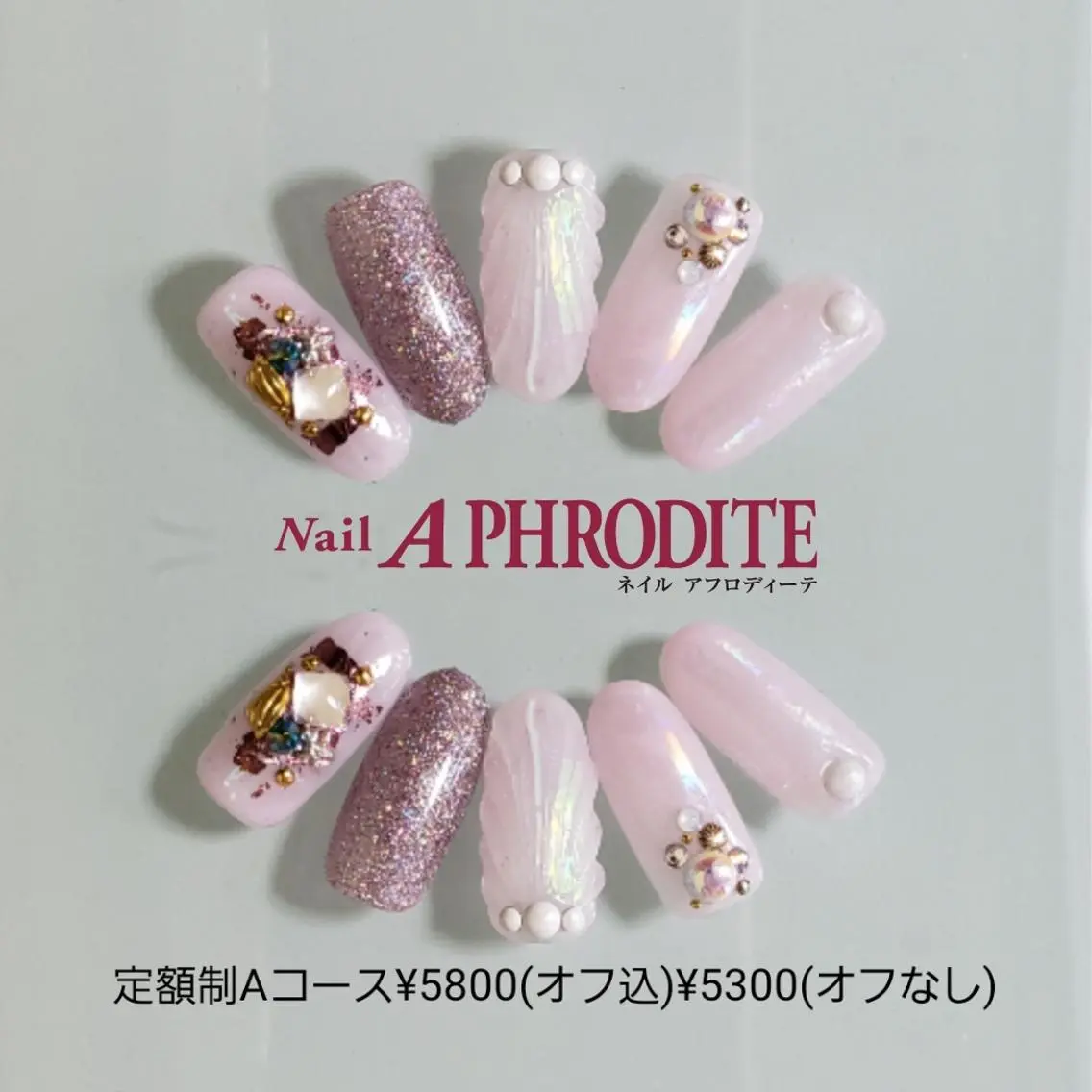 ネイル 持ち込み ハンドネイル Nail  Aphroditeのネイルデザイン