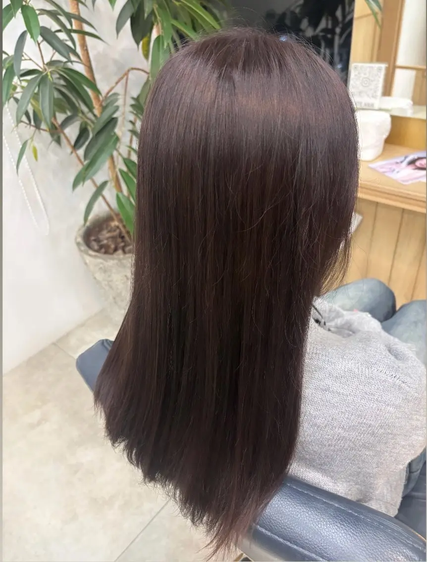 ロング カラー 透明感カラー 宮本 エリカのヘアスタイル