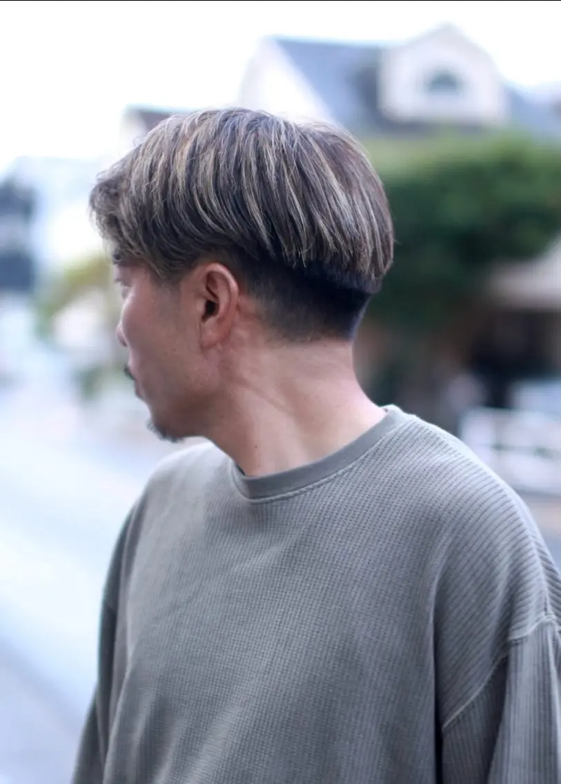 ショート カラー メンズ カット ヘアカラー トリートメント 大西 カズマのヘアスタイル
