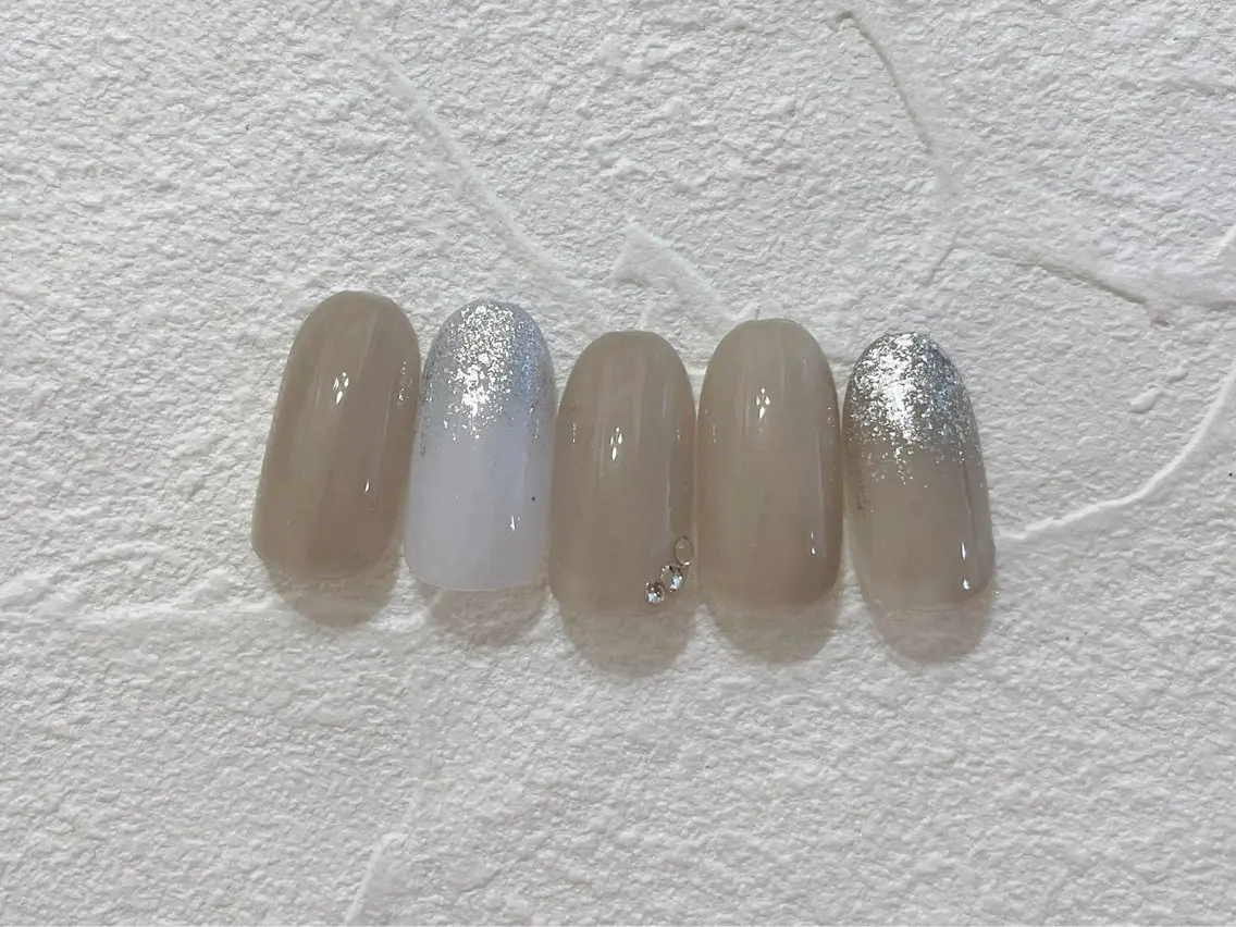 ネイル ジェルネイル メンズネイル オフィスネイル パラジェル シンプルネイル ハンドネイル kiki nail &brow二子玉川のネイルデザイン