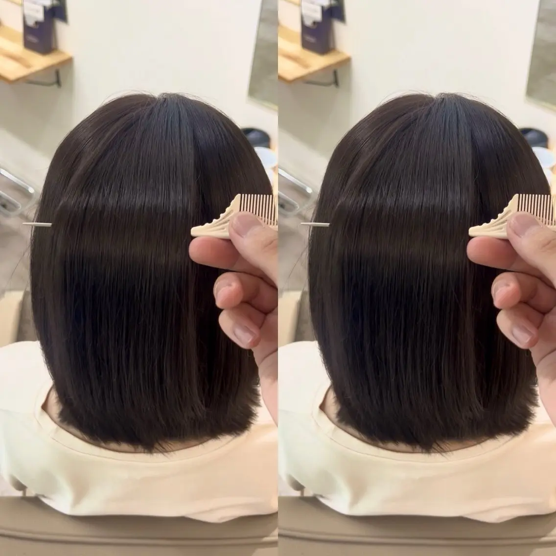 セミロング 髪質改善 トリートメント カット ヘアカラー トリートメント ヘッドスパ 🫧髪質改善 縮毛矯正特化🫧中西のヘアスタイル