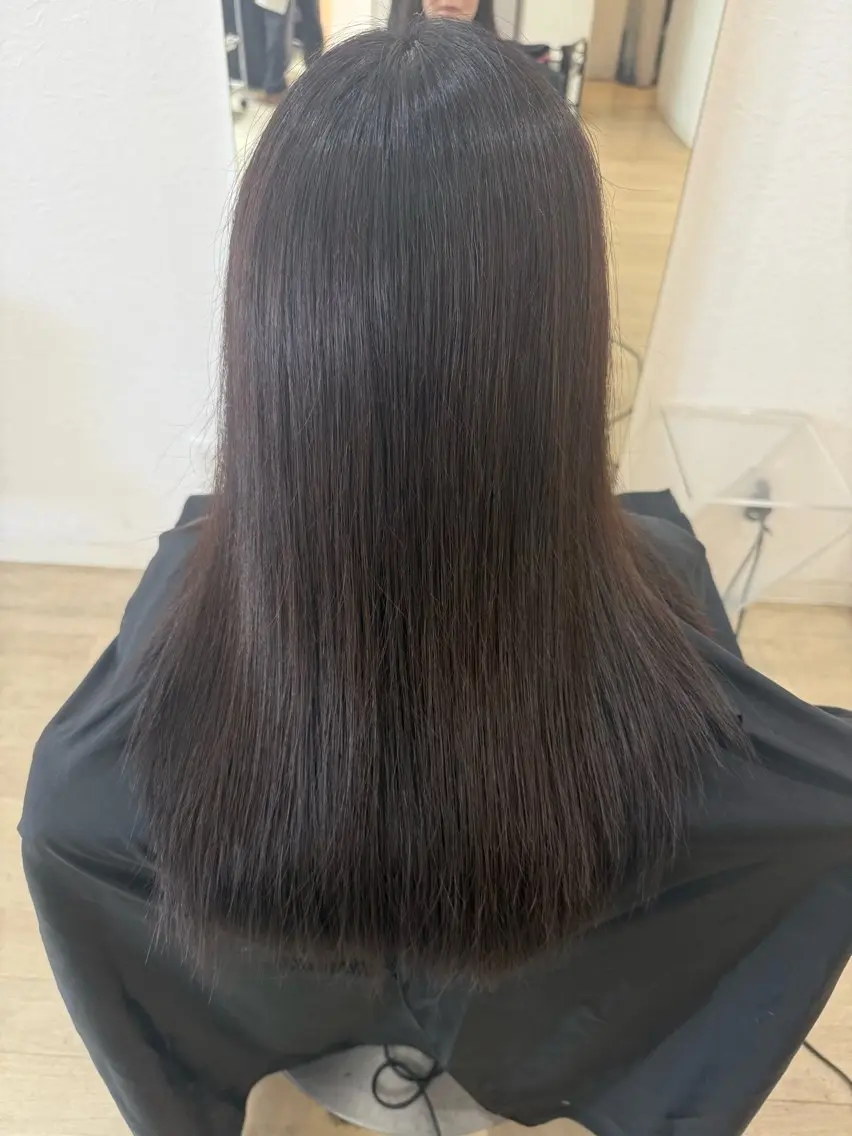 ミディアム トリートメント ヘアカラー TIDEHAIR茨木 フルカラー/まやのヘアスタイル