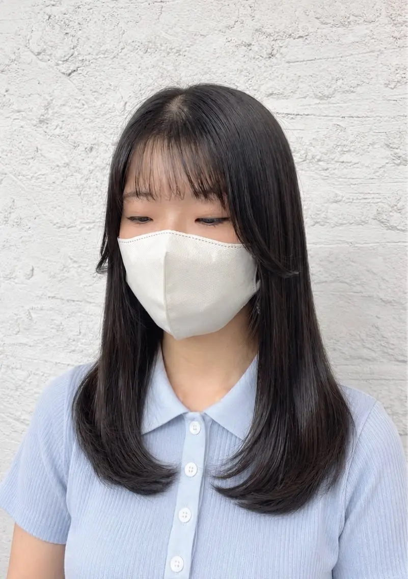 ロング いちかわ ことねのヘアスタイル