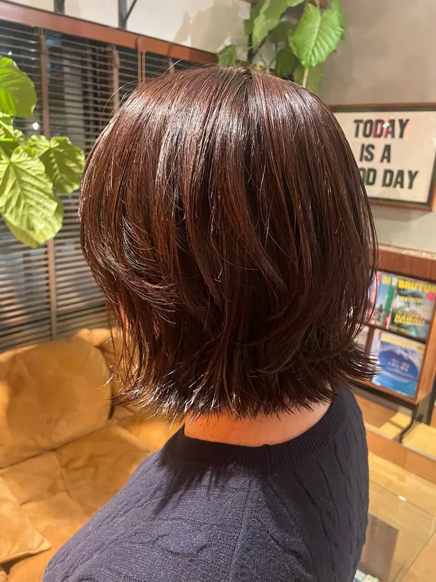 ミディアム カット ヘアカラー TETOTE三宮 ioriのヘアスタイル