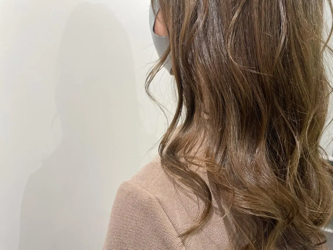 セミロング カラー ベージュカラー トリートメント ヘアカラー 店長福島成美/髪質 改善縮毛矯正/カラーのヘアスタイル