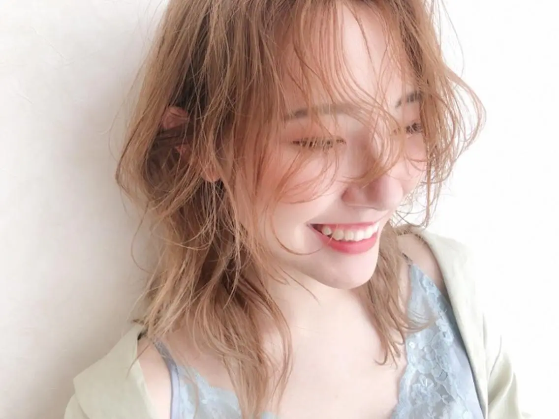 セミロング カット ヘアカラー ✨髪質改善✨👑市川 健太のヘアスタイル
