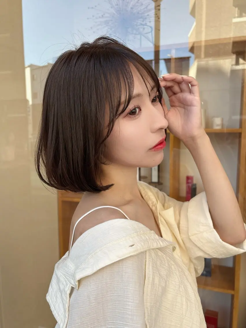 藤原仁美/レイヤー /透明感カラーのヘアスタイル