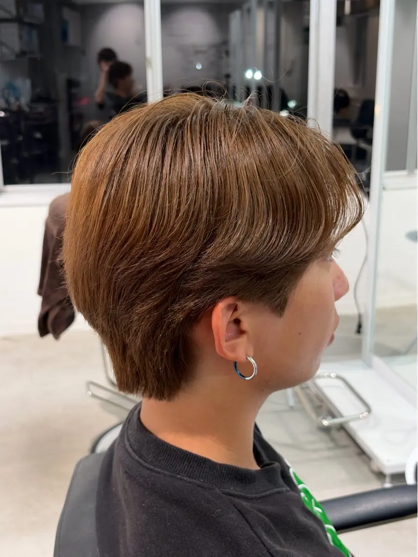 メンズ センターパート 金澤 翔太のヘアスタイル