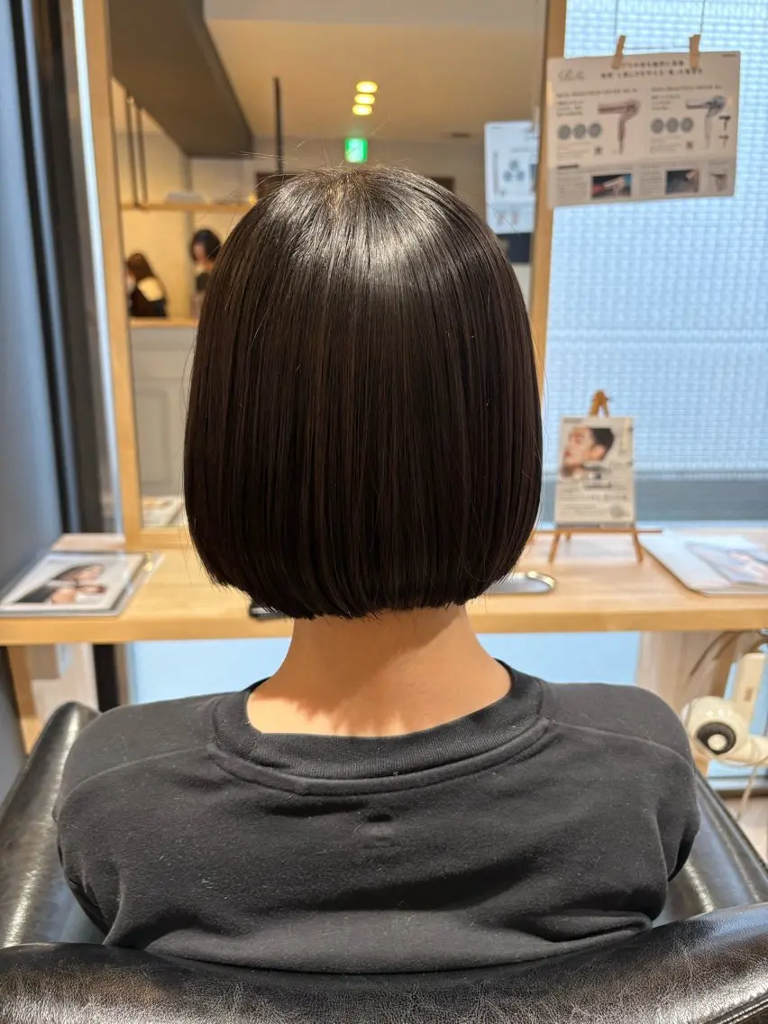 ショート ボブ 荒木 帆香のヘアスタイル