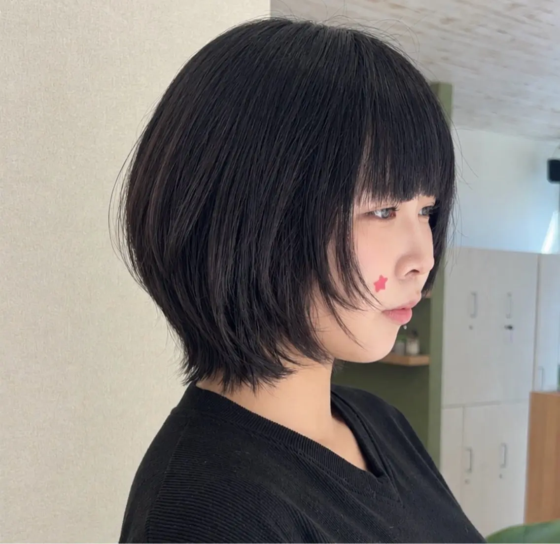 ショート ボブレイヤー ボブ レイヤーカット 荒神 駿太のヘアスタイル