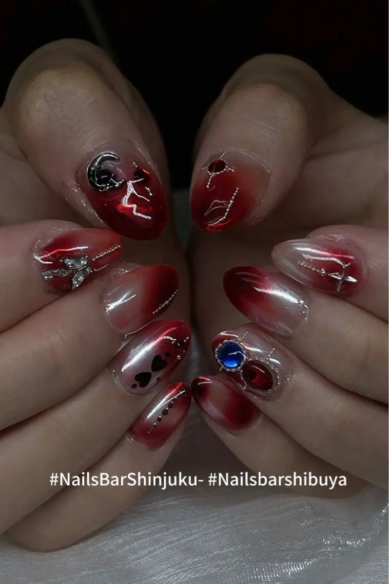 ネイル 長さ出し フレンチネイル ジェルネイル 韓国ネイル ロングネイル NAILS BAR SHINJUKUのネイルデザイン