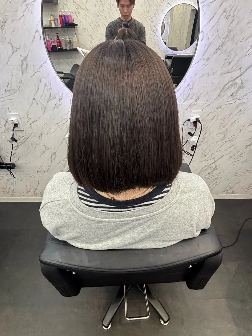 カラー ヘアカラー ⋆✦ Leon カット¥1100‼️のヘアスタイル