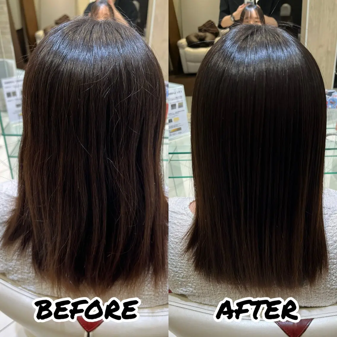 ロング カット 縮毛矯正 トリートメント 髪質改善美容師 鈴木のヘアスタイル