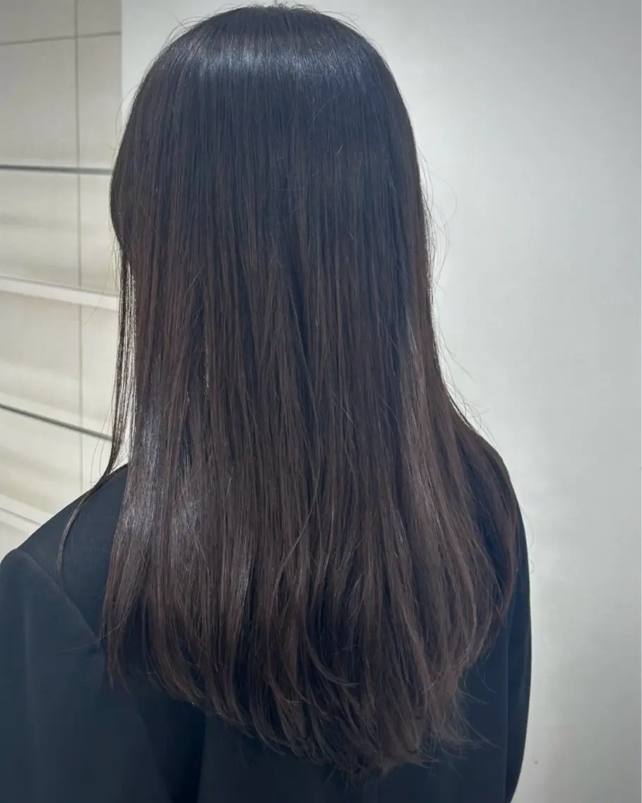 ロング カラー 透明感カラー カット ヘアカラー 似合わせひなた🐥 elima調布のヘアスタイル