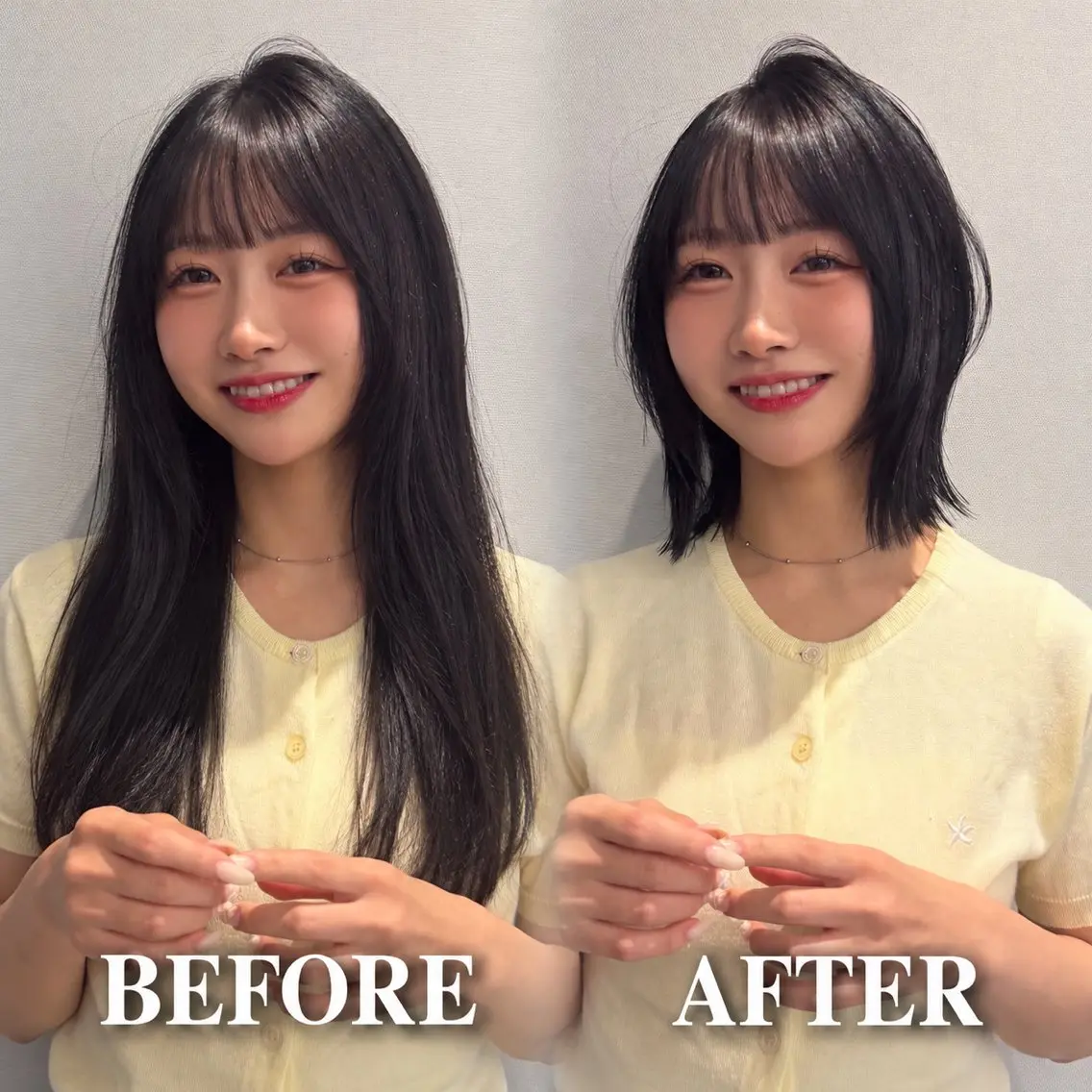ミディアム カラー カット ヘアカラー トリートメント 🩷小川大輔🩷 店長/ボブ/インナーのヘアスタイル