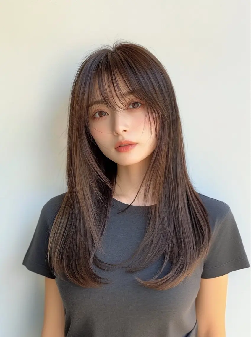 セミロング 縮毛矯正 🌟カラーの達人🌟 タマガキ　コウジのヘアスタイル