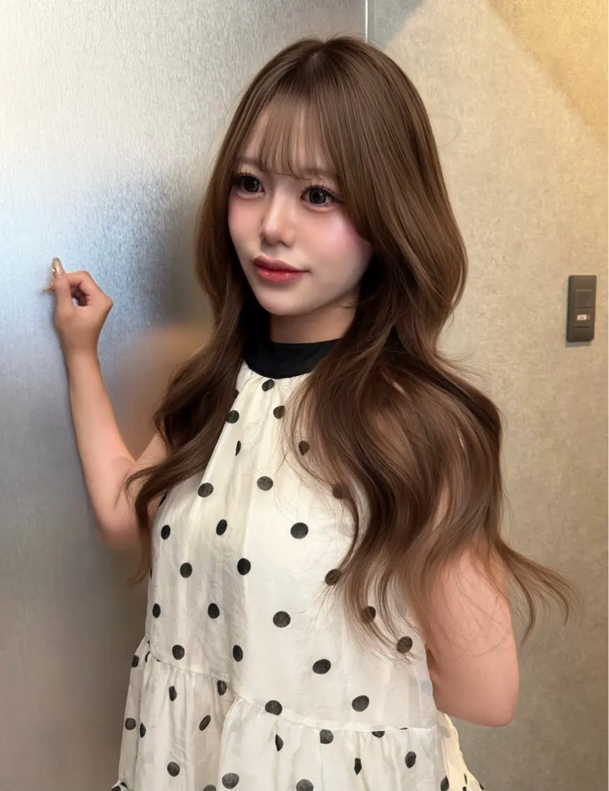 ロング カラー レイヤーカット カット ヘアカラー 透明感カラーレイヤー seiraのヘアスタイル
