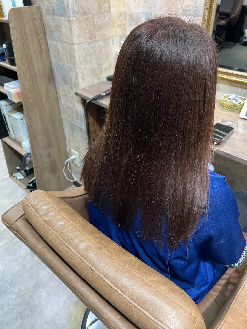 セミロング カラー 和久井 琉空のヘアスタイル