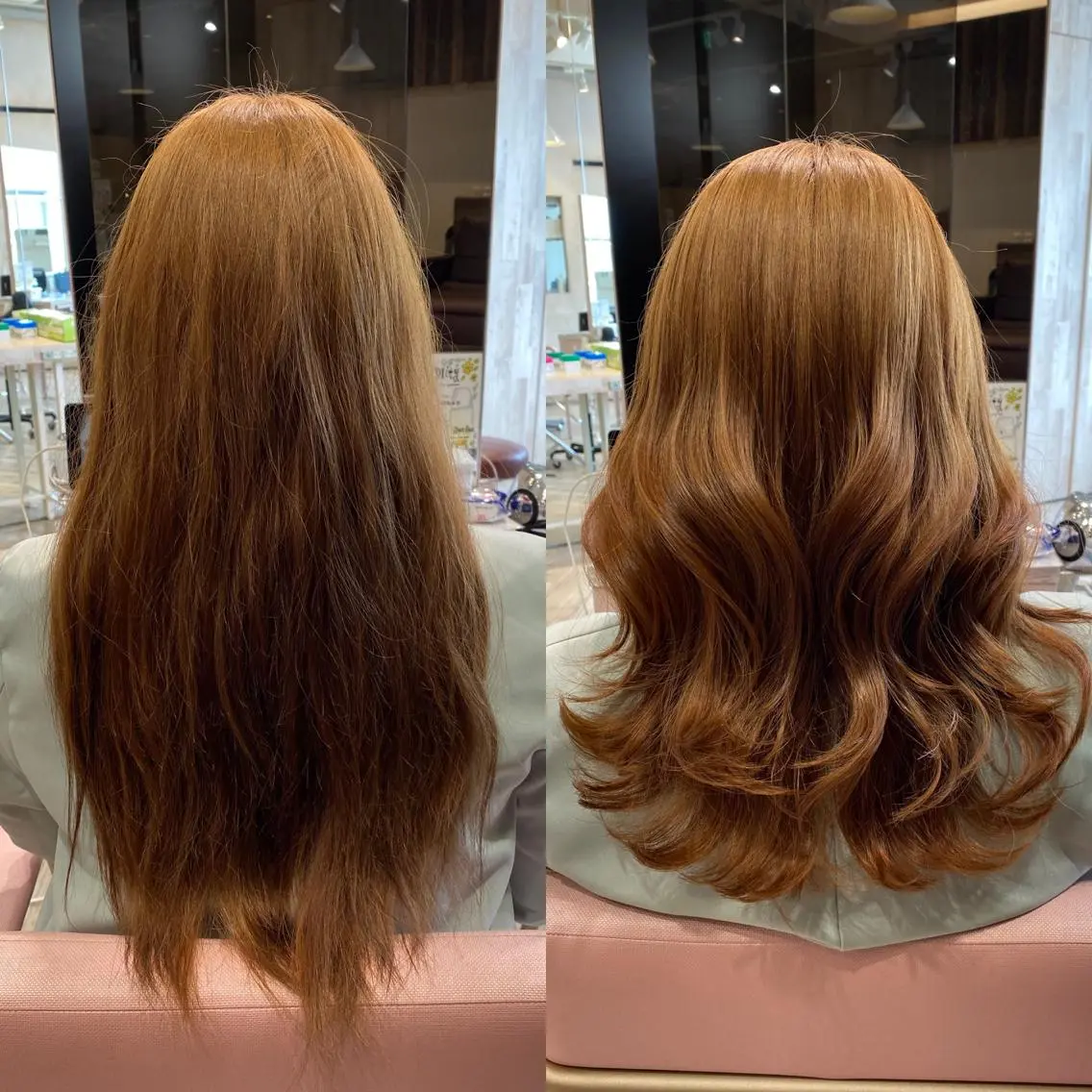 セミロング 顔まわりカット🌟 くびれヘア/寺門遥輝のヘアスタイル