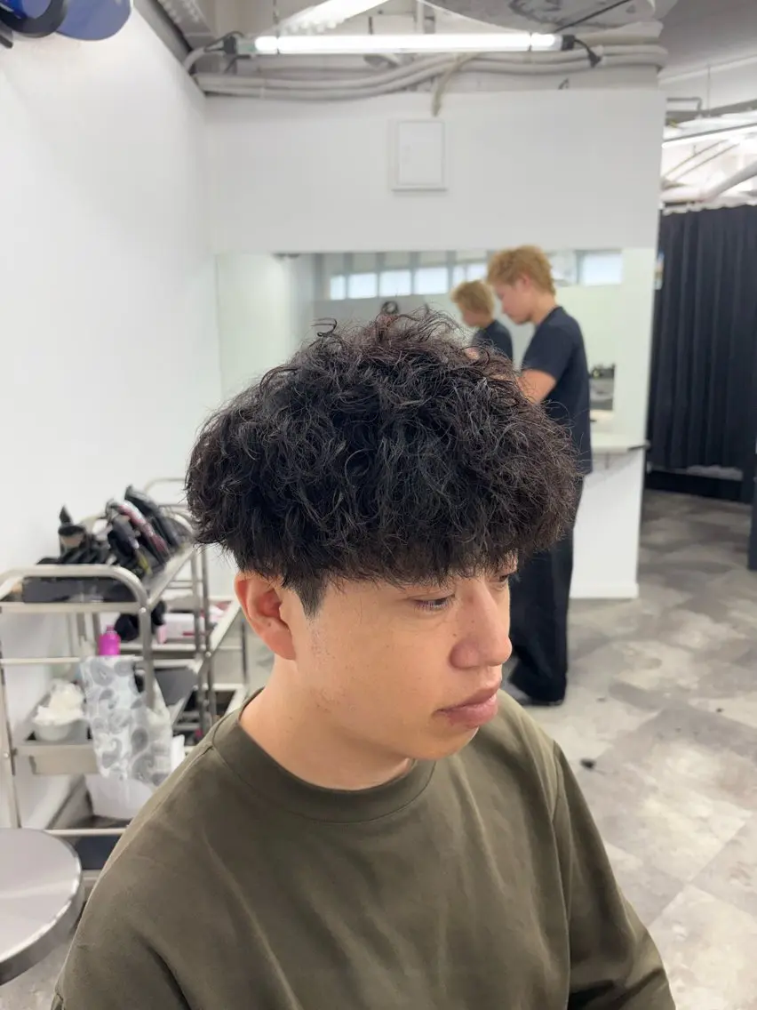 パーマ メンズ カット パーマ メンズ美容師大阪梅田 /小野恵大のヘアスタイル
