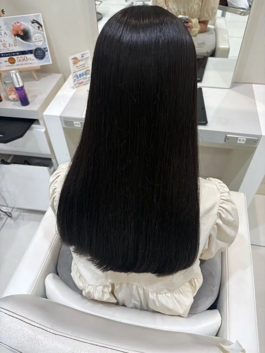 ロング カラー 透明感カラー カット ヘアカラー トリートメント 🎀【暖色艶カラー】 MIHO🎀のヘアスタイル