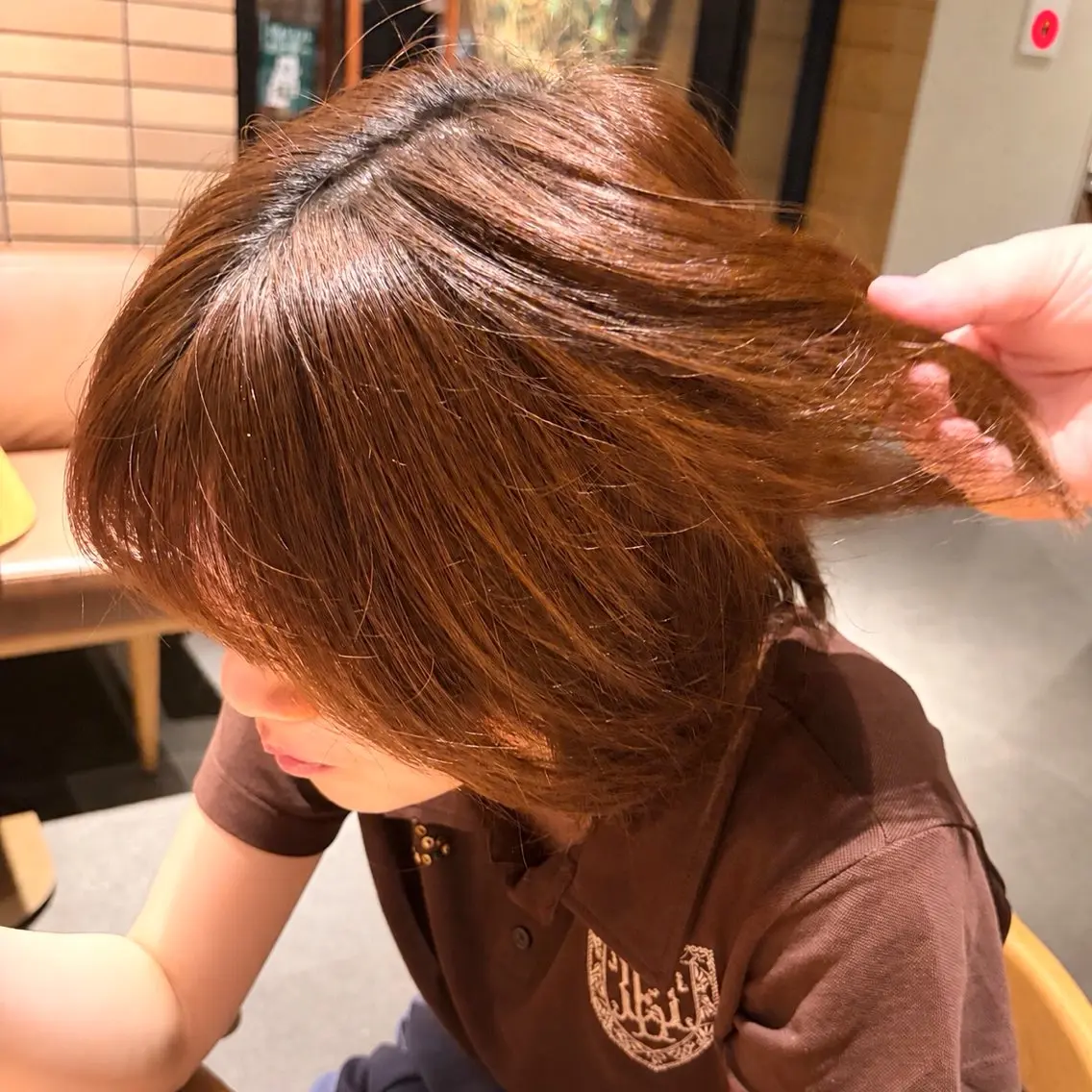 カラー ヘアカラー 神尾 柚希のヘアスタイル