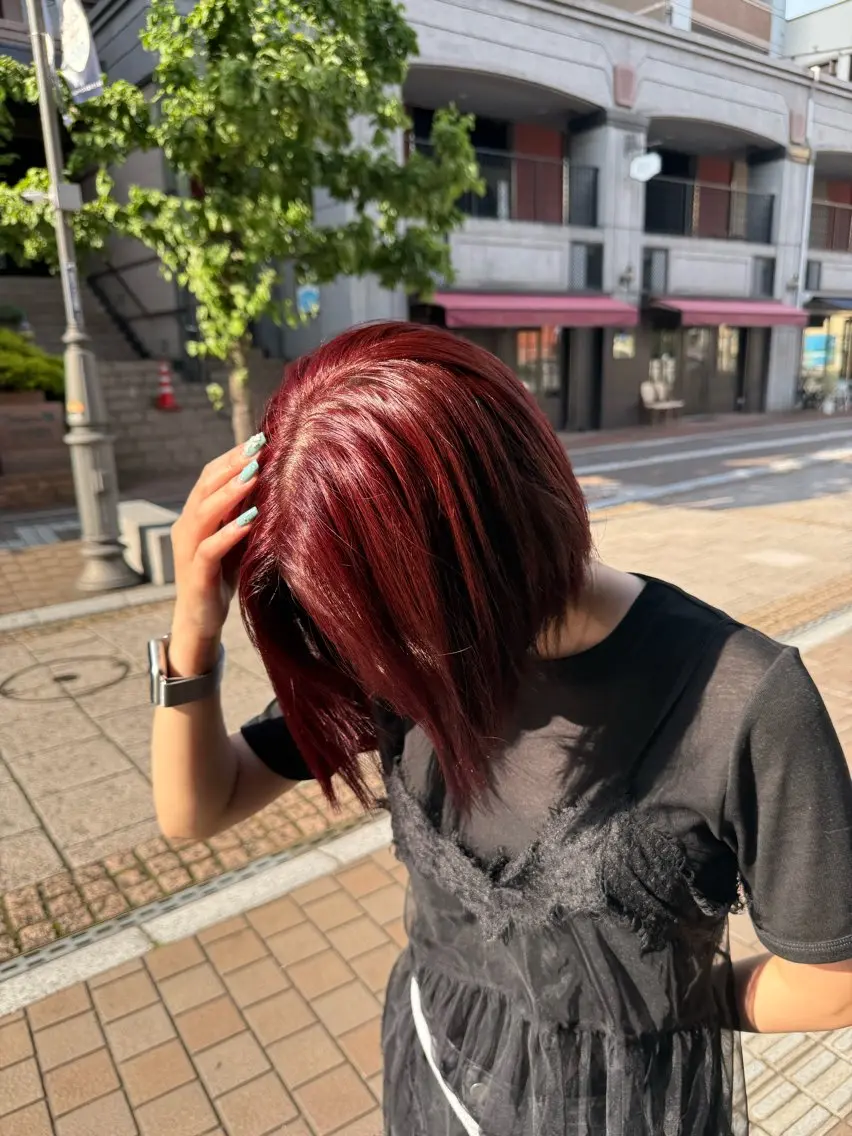 ショート ヘアカラー トリートメント 【韓国ヘア ×髪質改善】内田のヘアスタイル